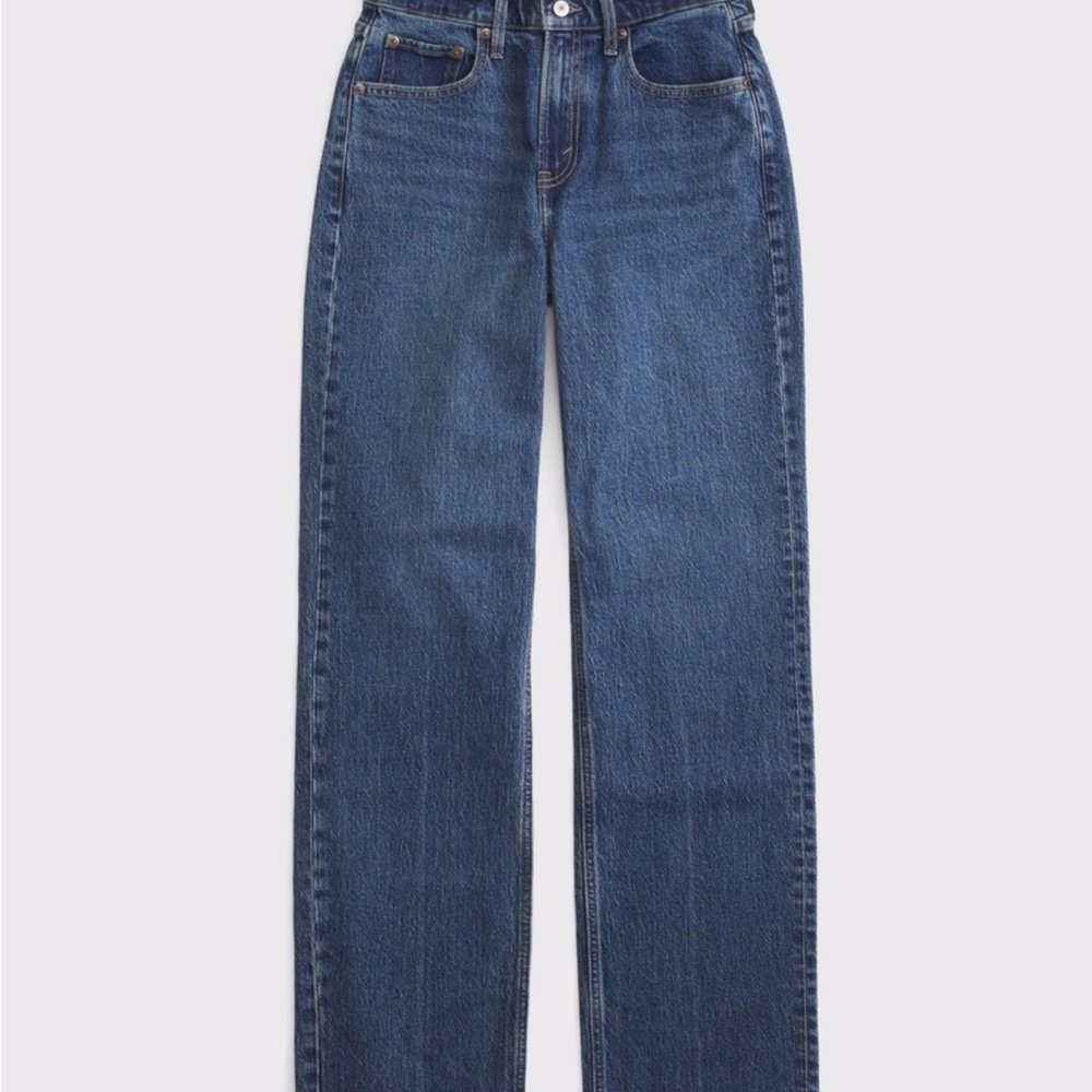Abercrombie & Fitch High Rise Blue Jeans